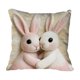 thumbnail image 2 of Uuiauoio Cute Animals Decorative Throw Pillow Cover , Animals Family Animals Outdoor Pillow Cases Square Standard Cushion Cover for Sofa Couch Bed Car 17.72x17.72 inch, 2 of 6