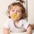 thumbnail image 4 of QWLWBU 4Pcs Pacifier Clip Teething Relief Pacifier Clip Silicone Beads, 4 of 7