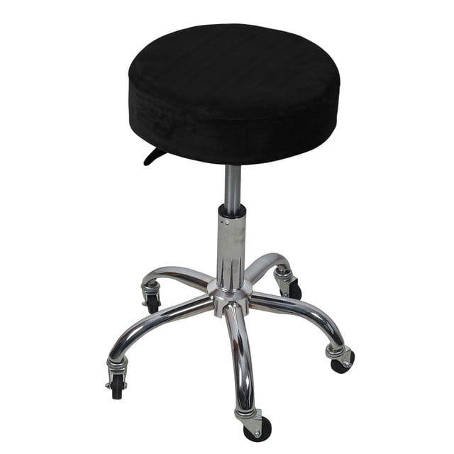 Cubierta de asiento de silla de cubierta de taburete de barra para tienda , negro Yotijar Fundas Elásticas