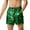 Green, variant on JIKNTTR Mens Fashion Comfy Shorts Sexy Shorts Metallic Shiny Sparkly Hot Drawstring Short Pants With Pockets Stretch Beach Shorts