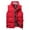 Hot Pink, variant on Puffer vest Male Autumn And Winter Cotton Casual Keep Warm Zipper Removable Hooded Sleeveless Vacation Outdoor Vest Jacket Coat
