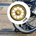 thumbnail image 1 of Rueda fácil para bicicleta plegable, rueda fácil para bicicleta eléctrica con tornillo, rueda rodante ultraligera duradera Easywheel para transporte Oro, 1 of 8