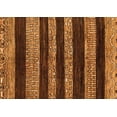 thumbnail image 1 of Ahgly Company Indoor Rectangle Abstract Orange Modern Area Rugs, 5' x 7', 1 of 4