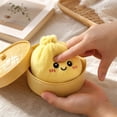 thumbnail image 5 of MInHoues Mystery Plush Dumpling Squishies, 5.9" Sensory Stress Relief Steamed Dumpling Stuffed Toys, Giant Dumpling Fidget Toys for Kids Adults Anxiety Relief Party Favor, 5 of 5