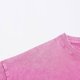 thumbnail image 5 of Ceisia Men's Vintage Washed Solid Crew Neck Short Sleeve T-Shirt Casual Retro Top Hot Pink XXXL Gifts, 5 of 7
