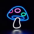 thumbnail image 2 of LED Neon Mushroom Cute Neon Sign, USB Powered Neon Signs Night Light, 3D Wall Art & Game room Bedroom Living Room party Decor lamp for Children Kids Girls Boys, 2 of 3