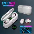 thumbnail image 3 of Auriculares Bluetooth Tws Tactil Llamadas Deportivo F9 Tcs Color Blanco, 3 of 7