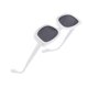 thumbnail image 3 of Gafas de sol de moda Gafas de sol retro Gafas de sol unisex Gafas de sol unisex Forma ovalada De moda Evitar el deslumbramiento Gafas de bloqueo UV para exteriores Blanco ANGGREK Otros, 3 of 8