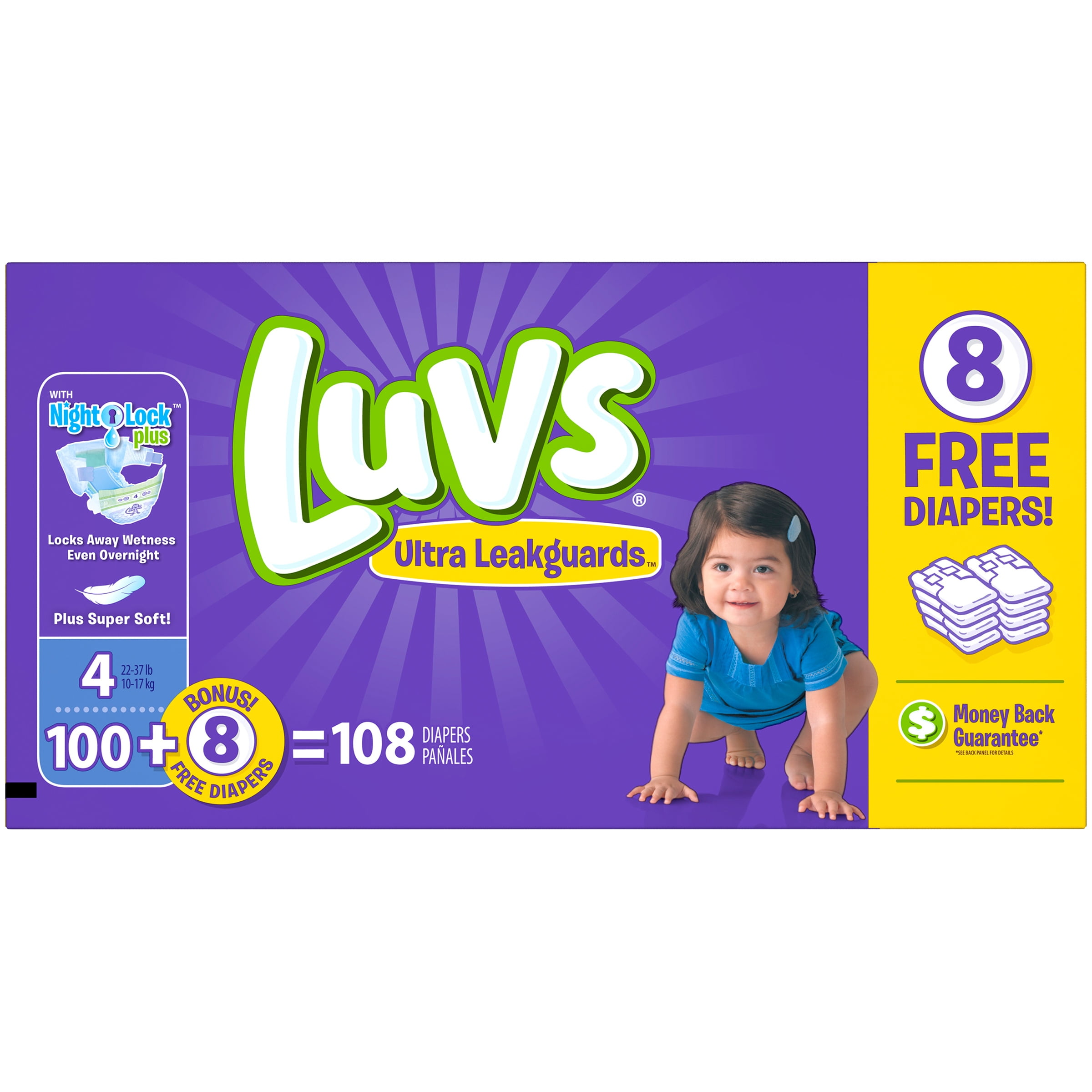 luvs 108 ct size 2