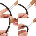 thumbnail image 4 of 5 Pieces Dreadlocks Tool Includes 3 Pieces Dreadlocks Crochet 1 Hook 2 Hooks 3 Hooks Hair Weaving Needle Crochet 2 Pieces Hair Locking Tool for Braid Craft (0.5mm), 4 of 7