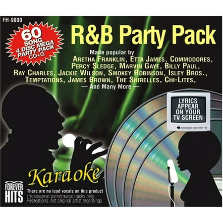 R&B Classics  4 Disc 60 Song Karaoke CDG Set  Michael Jackson ARETHA James (Best Karaoke Cds For Kids)