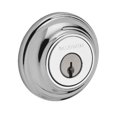 thumbnail image 1 of Baldwin SC.TRD.260.S Simple Cylindre Traditionnel Pêne Dormant Rond avec Smartkey&44; Chrome Brillant, 1 of 5
