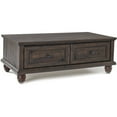 thumbnail image 4 of Better Homes & Gardens Crossmill Coffee Table, Heritage Walnut Finish, 4 of 5
