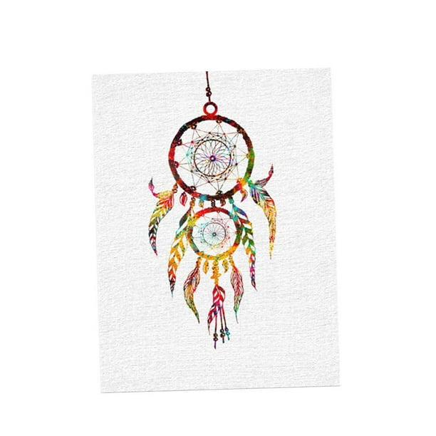 Niñas Modernas Sin Marco en Rosa Pintura Al de Impresión Decoración de Dream Catcher L
