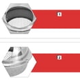 thumbnail image 3 of FONDOTIN 1Set Range Hood Exhaust Cover for Kitchen Vent Hoods with Metal Finish, 3 of 5