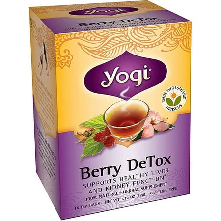 Yogi Berry Detox Tea, 16ct (Pack of 6) - Walmart.com