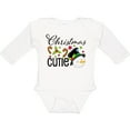 thumbnail image 3 of Inktastic Christmas Cutie snowman Boys or Girls Long Sleeve Baby Bodysuit, 3 of 5