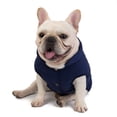 thumbnail image 4 of Flmtop Bulldog Solid Color Cotton Vest Button Closure Jacket Dog Clothes Pet Supplies Watermelon Red, 4 of 9