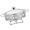 2.0L round silver, variant on Functional Round Glass Heat Keep Container Sturdy Glass 2.0L Meal Warmer with Stable Heat Retention for Home