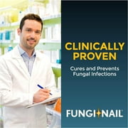 Fungi-Nail Anti-Fungal Liquid Solution, Kills Toe Fungus and Tolnaftate & Clincially Proven to Cure and Prevent Fungal Infections, 1 Oz (Pack of 2)
