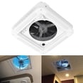 thumbnail image 4 of RV Vent Fan, Two-Way Exhaust Ceiling Exhaust Fan Air Supply Function Exhaust Function  For Large Vehicles For Buses For Motorhomes For Yachts, 4 of 8