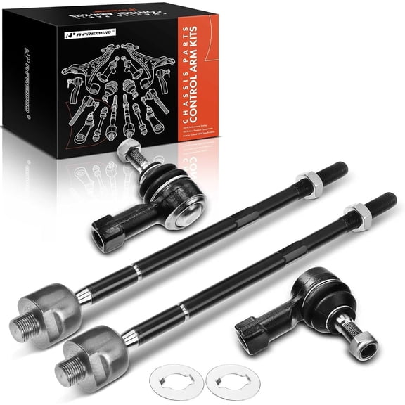 A-Premium 4Pcs Inner Outer Tie Rod End Kit Compatible with Chevrolet Sonic 2012-2019 1.4L 1.6L 1.8L