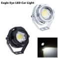 thumbnail image 3 of Impermeable 10W Car Led Eagle Eye Light Luz De Circulación Diurna Drl Hawkeye Advertencia Niebla Lámpara Cool White 12-32V Vogacara VI008768-02, 3 of 6