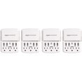 thumbnail image 1 of BasicCommercial White,4-Pack Wall Tap Surge Protector, 1 of 5