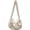 Beige, variant on Fuzzy Dumpling Bag Knit Hobo Bags for Women Trendy Crescent Bag Shoulder Bag Tote Bag Handbag Clutch for Travel Gym Daily