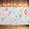 thumbnail image 6 of School Theme Photography Backdrop Polyester Material Classroom Background for School Events Education Decor Party, 6 of 7