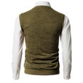 thumbnail image 4 of H2H Mens Casual Slim Fit Basic Knitted V-Neck Pullover Sweaters Vest (CMOV042), 4 of 6