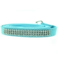thumbnail image 2 of jiaroswwei 115cm Long Faux Leather Dog Leash Bling Rhinestone Puppy Pet Walking Lead Rope, 2 of 8
