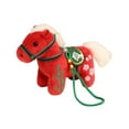thumbnail image 4 of Cute Horse Plush Ornament 2026 Chinese Year of Hanging Decor for New Year Gift & Indoor Outdoor Holiday Xmas Decoration Decorations for Home Office Store Shop Restaurant Tabletop Decors, 4 of 5
