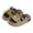 Brown, variant on SUYIDA Boys Comfortable Open Toe Slippers For Toddlers Kids Indoor Outdoor Casual Wear Spring Summer Garden Pool Beach