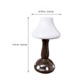 thumbnail image 3 of SHISUYAN Mini House Bedside Lamp Decoration Miniature Desk Light Model Photography Prop, 3 of 8