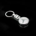 thumbnail image 2 of Double-sided bling crystal inlaid 3d car keychain accessory L, 2 of 3