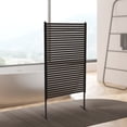 thumbnail image 4 of Steel Privacy Screen, 90x150cm Striped Design, Patient Divider for Nursing Homes, 4 of 18