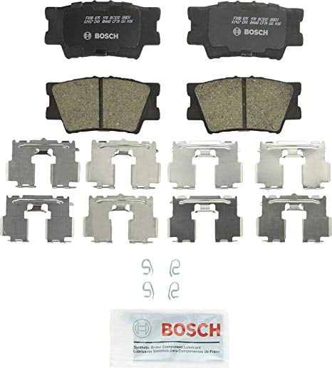 Bosch BC1274 QuietCast Premium Ceramic Rear Disc Brake Pad Set 
