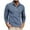Light Blue, variant on Henley Shirts for Men Lapel Long Sleeve Half Button Fall Casual Fashion Basic Tops with Pocket Green 2XL
