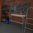 thumbnail image 4 of AmGood 14" X 60" Stainless Steel Work Table with 1.5" Backsplash | Metal Kitchen Food Prep Table | NSF, 4 of 8
