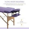 thumbnail image 4 of 2 Section Massage Table Bed Spa Facial Couch Table Foldable w/ Carry Case, 4 of 10