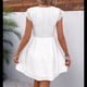thumbnail image 5 of Vestidos con Ojales para Mujer 2025, Bonitos Vestidos Fluidos de Verano con Encaje, Cuello en V y Mangas . XXL, 5 of 8