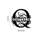 thumbnail image 3 of Black Iron Wall Decor Letters - Custom Family Name Sign for Indoor & Outdoor Home Decor, 3 of 6
