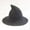 Dark Gray, variant on Deeceymbur Breathable Foldable Wizard Hat with Curved Tip Summer Halloween Party Cosplay Magical Hat 22.1-22.8in