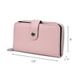 thumbnail image 2 of Nautica Be Shore Womens Wallet RFID Blocking Zip Around Clutch (Aloha (Pink)), 2 of 5