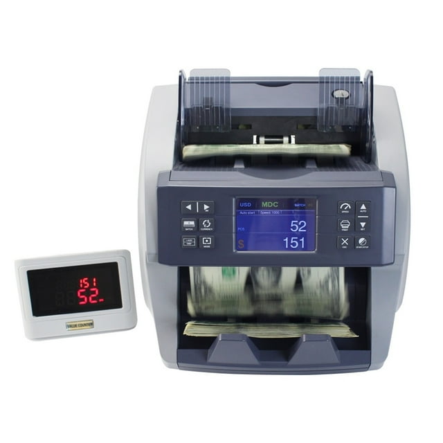 Money Counter Machine CIS Value Counter Mix Money Counter Kazakhstan Peru Billnotes Money Detector Counting Machine With LCD Display ,User Friendly