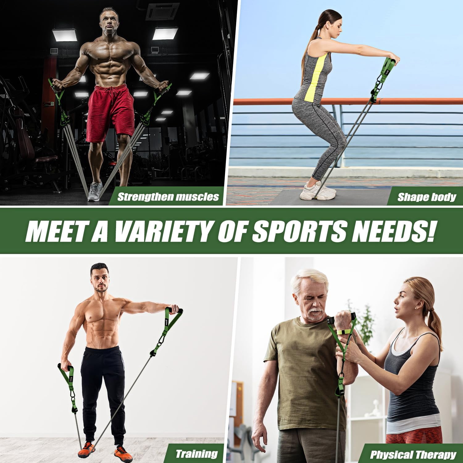 Heavy Resistance Bands for Working Out, 350lbs/450lbs Exercise Bands with Handles, Workout Bands Set for Men, Fitness Weight Bands for Muscle Strength Training,Stretching,Slim,Home Gym Equipment