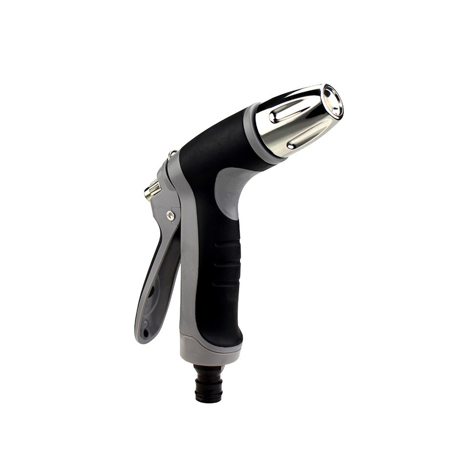 Garden Hose Nozzle, Metal Spray Nozzle High Pressure Water Nozzle With 3 Patterns For Watering