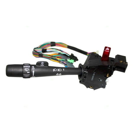 00 Gmc Light Truck Pickup (BROCK Turn Signal Switch Wiper Headlamp Dimmer & Hazard Warning Lever Replacement for Chevrolet Blazer S10 GMC Jimmy Envoy Sonoma Oldsmobile Bravada Isuzu SUV Pickup Truck)
