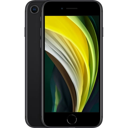 Restored Apple iPhone SE 2nd Generation (2020) Black 128GB Fully Unlocked Smartphone (Refurbished)